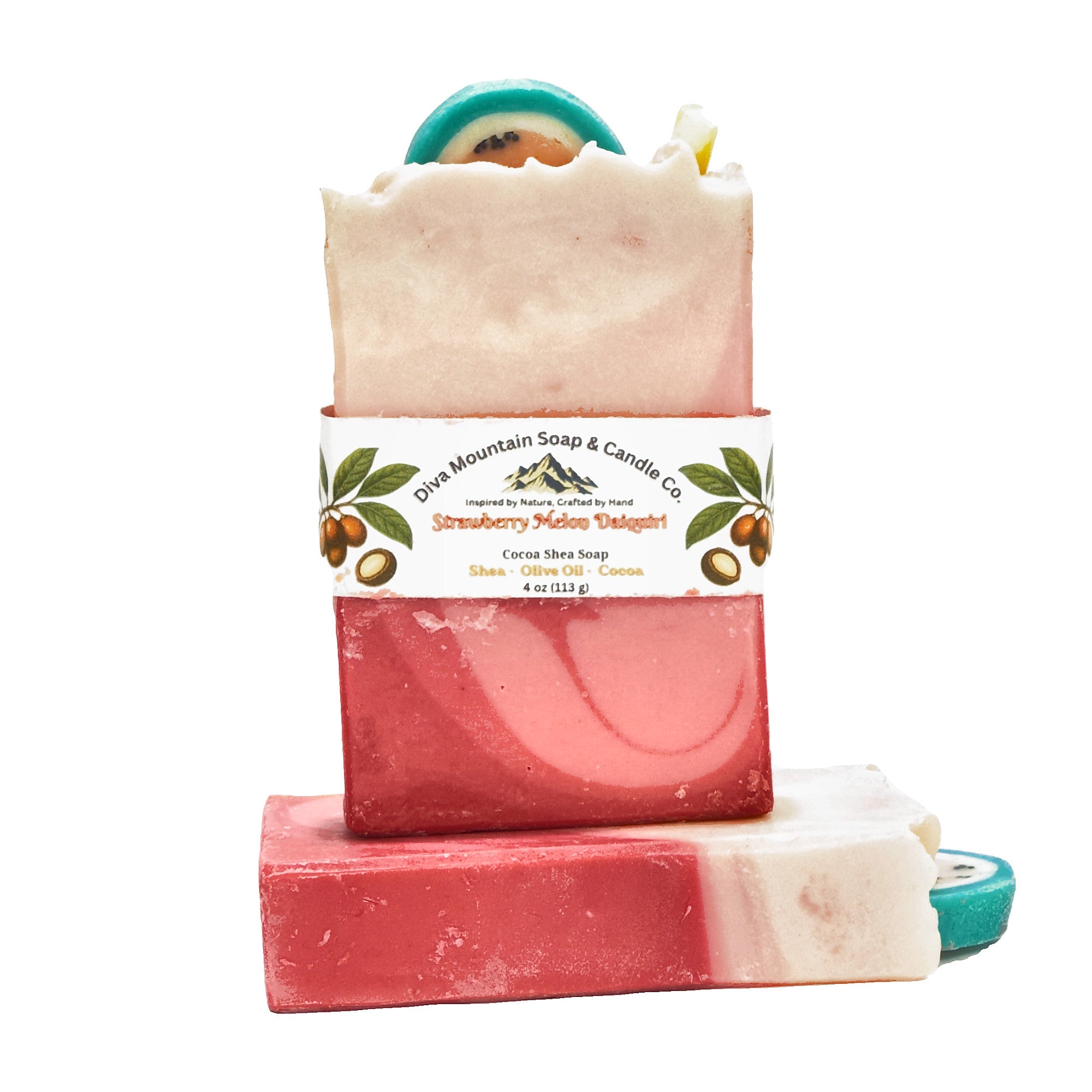 Strawberry Melon Daiquiri Cocoa Shea Soap