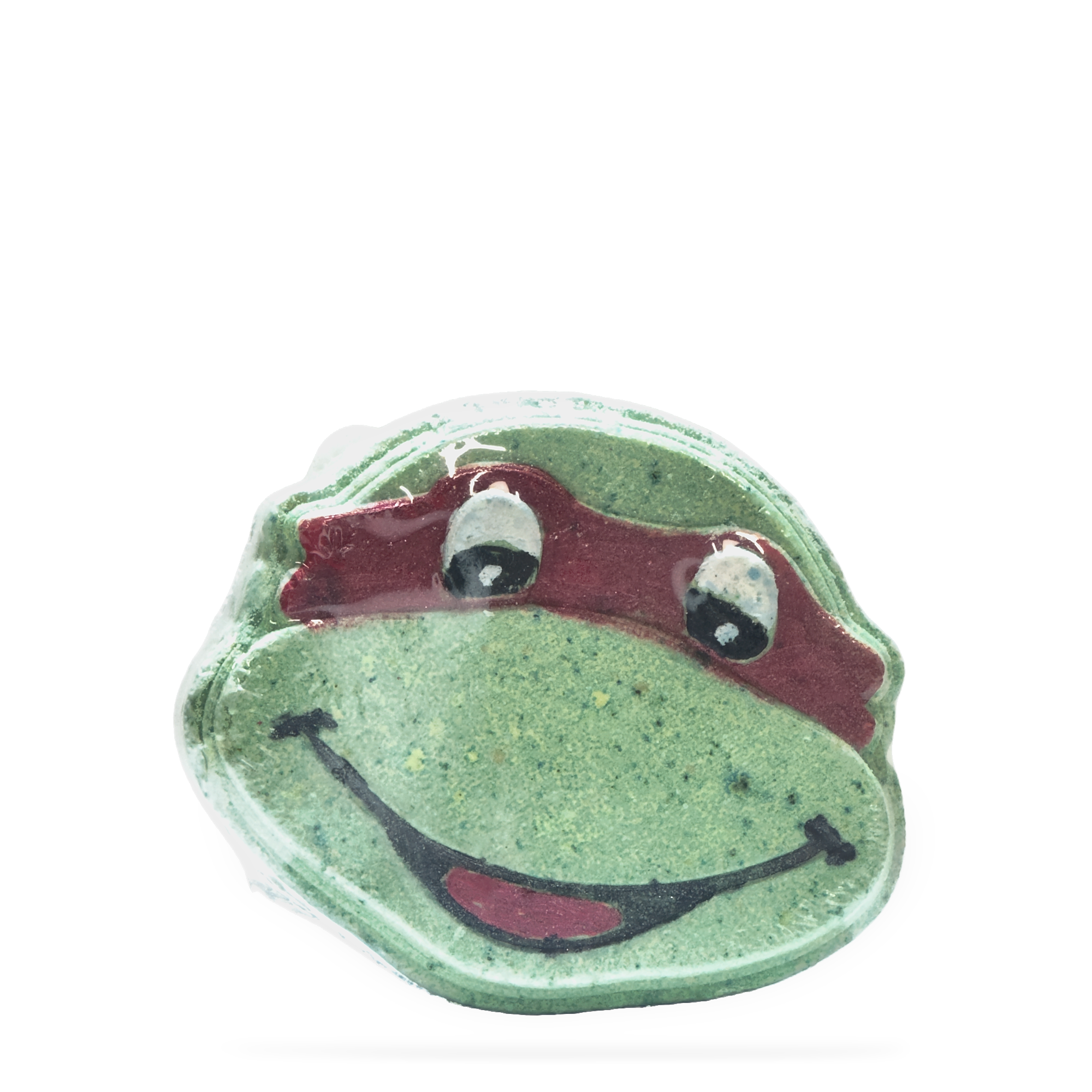 3D Turtle Fizzy Bath Bomb — Red Mask